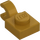 LEGO Dorado perla Placa 1 x 1 con Clip Horizontal (Clip en &quot;O&quot; abierto grueso) (52738 / 61252)