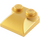 LEGO Oro perla Pendiente 2 x 2 Curvo con extremo curvado (47457)