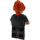 LEGO Pepper Potts con Negro Traje y Coleta  Minifigura