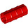 LEGO Rojo Eje Conector (Con reborde y agujero &quot;x&quot;) (6538)