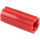 LEGO rojo Eje Conector (Suave con &#039;x&#039; agujero) (59443)