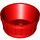 LEGO rojo Barril 4.5 x 4.5 con agujero de eje (64951)