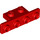 LEGO rojo Soporte 1 x 2 - 1 x 4 con esquinas redondeadas (2436 / 10201)