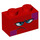 LEGO Rojo Ladrillo 1 x 2 con Queen Watevra Wa&#039;Nabi Grumpy Cara con tubo inferior (3004 / 47820)