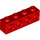 LEGO rojo Ladrillo 1 x 4 con 4 Tachuelas en Uno Lado (30414)
