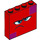 LEGO Rojo Ladrillo 1 x 4 x 3 con Angry Cara (49311 / 52097)