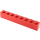 LEGO rojo Ladrillo 1 x 8 (3008)