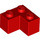 LEGO rojo Ladrillo 2 x 2 Esquina (2357)