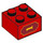 LEGO Rojo Ladrillo 2 x 2 con &#039;1&#039; (3003 / 90842)