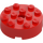 LEGO Rojo Ladrillo 4 x 4 Circular con Agujero (87081)