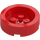 LEGO Rojo Ladrillo 4 x 4 Circular con Recessed Centro (68325)