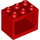 LEGO rojo Alacena 2 x 3 x 2 con tacos empotrados (92410)
