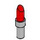 LEGO Rojo Lipstick con Medium Stone Gris Asa (25866 / 93094)