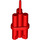 LEGO rojo Minifig Dynamite Sticks Bundle (64728)