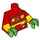 LEGO Rojo Mister Miracle Minifigura Torso (973 / 16360)