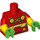 LEGO Rojo Mister Miracle Minifigura Torso (973 / 16360)