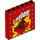 LEGO Rojo Panel 1 x 6 x 5 con Duke Caboom (50133 / 59349)