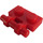 LEGO Rojo Placa 1 x 2 con Asa (Extremos abiertos) (2540)