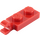 LEGO rojo Plato 1 x 2 con Acortar Horizontal en Final (42923 / 63868)