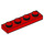 LEGO Rojo Placa 1 x 4 (3710)