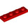 LEGO Rojo Placa 1 x 4 (3710)