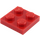LEGO rojo Plato 2 x 2 (3022 / 94148)