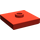 LEGO rojo Plato 2 x 2 con ranura y 1 Centrar Stud (23893 / 87580)