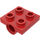 LEGO rojo Plato 2 x 2 con Agujero con soporte cruzado debajo (10247)