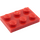 LEGO rojo Plato 2 x 3 (3021)
