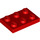 LEGO Rojo Placa 2 x 3 (3021)