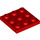 LEGO rojo Plato 3 x 3 (11212)