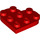 LEGO rojo Plato 3 x 3 Redondo Corazón (39613)