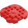 LEGO Rojo Placa 6 x 6 x 0.7 Circular Semicircle (66789)