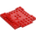 LEGO Rojo Placa 8 x 8 x 0.7 con Cutouts y Ledge (15624)