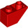 LEGO rojo Pendiente 1 x 2 (45°) Invertido (3665)
