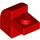LEGO rojo Pendiente 1 x 2 x 1.3 Curvo con Plato (6091 / 32807)