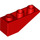 LEGO rojo Pendiente 1 x 3 (25°) Invertido (4287)