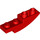 LEGO rojo Pendiente 1 x 4 Curvo Invertido (13547)