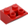 LEGO Rojo Con pendiente 2 x 2 (45°) Invertido con espaciador plano debajo (3660)