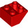 LEGO rojo Pendiente 2 x 2 (45°) Invertido con espaciador plano debajo (3660)