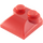 LEGO rojo Pendiente 2 x 2 Curvo con extremo curvado (47457)