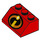 LEGO Rojo Con pendiente 2 x 3 (45°) con Incredibles I logo (3038 / 38135)