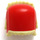 LEGO Rojo Ushanka Sombrero con Tostado Pelaje Lining (36933)