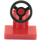 LEGO rojo Vehículo Console con Negro Volante (3829 / 73081)
