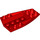 LEGO rojo Cuñuna 6 x 4 Triple Curvo Invertido (43713)