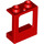 LEGO rojo Ventana Cuadro 1 x 2 x 2 con 1 agujero en la parte inferior (60032)