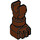 LEGO Marrón rojizo Minifig Esqueleto Pierna (6266 / 31733)