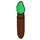 LEGO Marrón rojizo Paint Brush con Verde Parte superior (15232 / 65695)