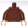 LEGO Marrón rojizo Ron Weasley con Reddish Marrón Chaqueta y Ruffle Camisa Minifigura Torso (973 / 76382)