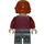 LEGO Ron Weasley con Rojo oscuro Jersey y Gris Piernas Minifigura